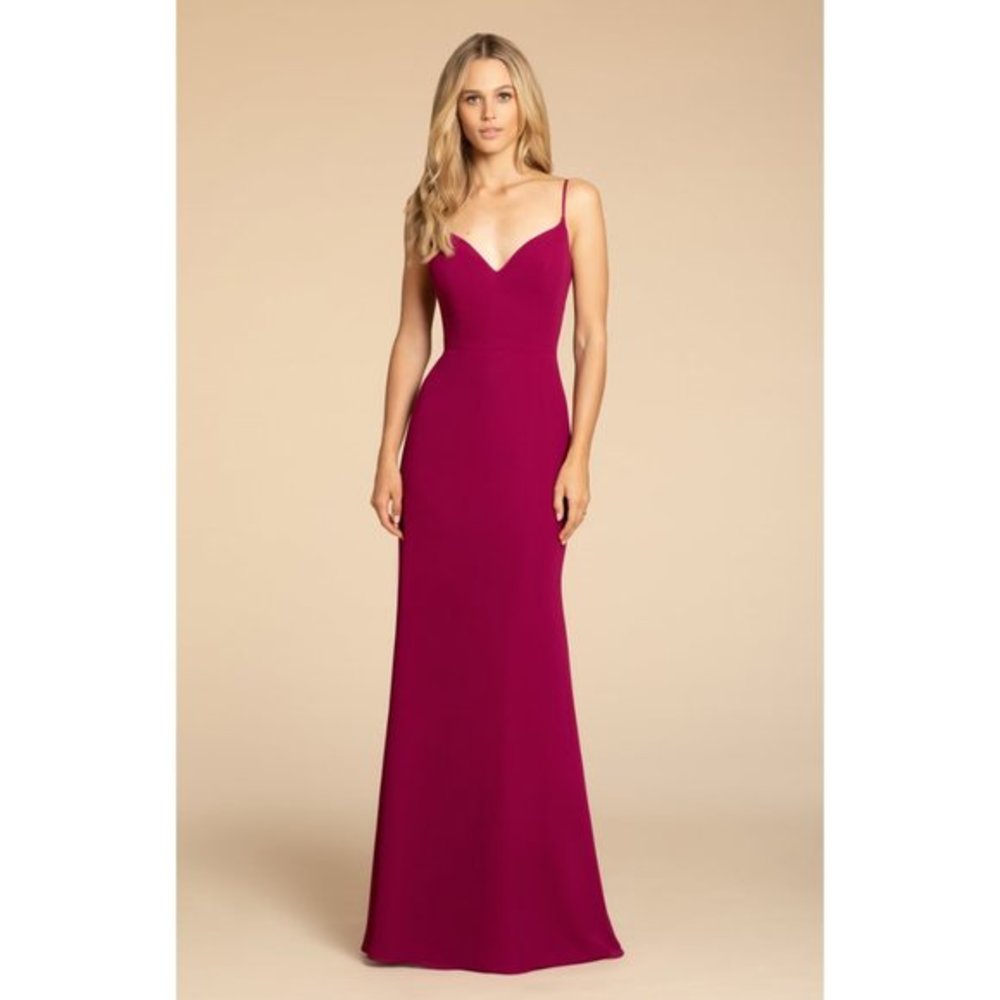 NWT Nordstrom Hayley Paige Chiffon Evening Dress - Picture 7 of 8